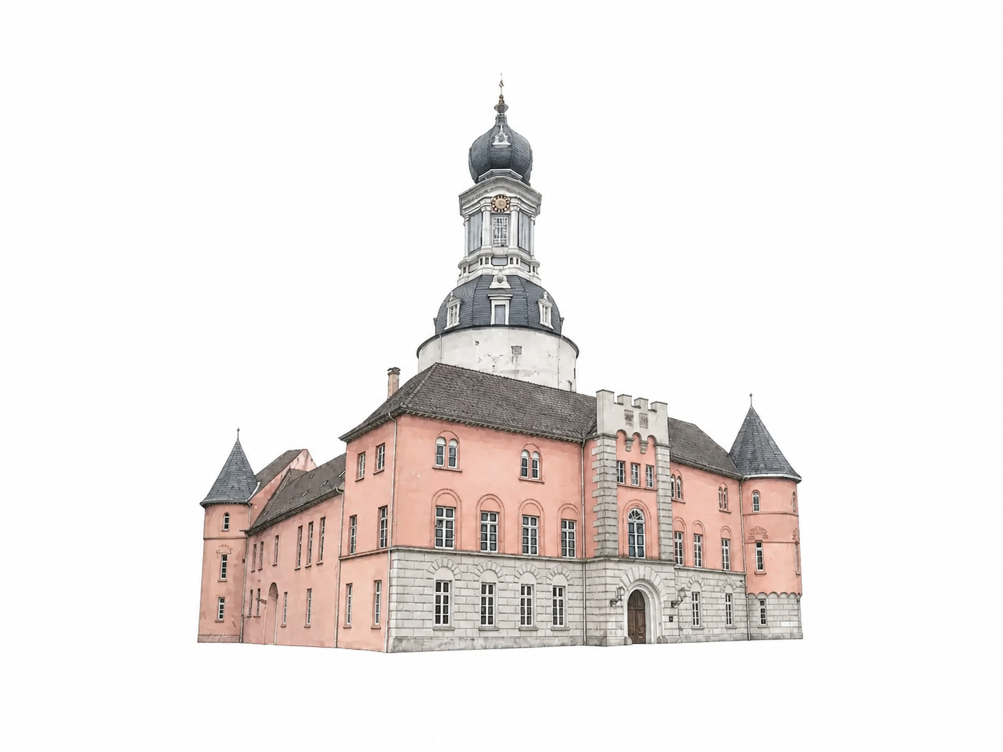 Historisches Schloss als Zeichen der lokalen Verankerung von Moin Maria! in Jever
